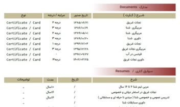 اکسل ؛ طراحی رزومه کاری و کلیه امور اجرائی در اکسل