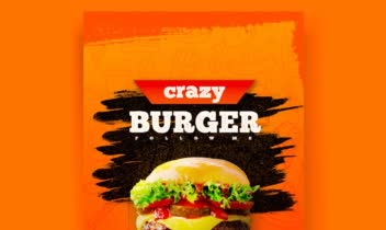 طراحی پوستر برای فست فودیی🍔🍔..