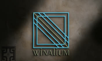 طراحی لوگو کارخانه درب و پنجره (Winalium)