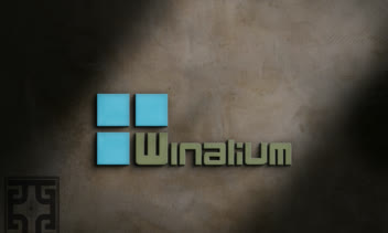 طراحی لوگو کارخانه درب و پنجره (Winalium)
