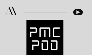 لوگوی طراحی شده برای پادکست PMC