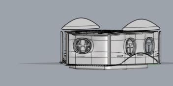 نمونه طراحی خانه با نرم افزار راینو