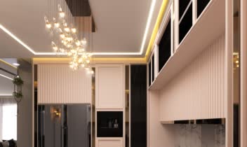 طراحی داخلی پروژه مسکونی سبک نئوکلاسیک
