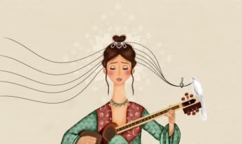 تصویرسازی، لوگو مسکات،نقاشی دیجیتال چهره