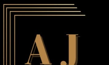 طراحی لوگوی AJ Gold Gallery  .