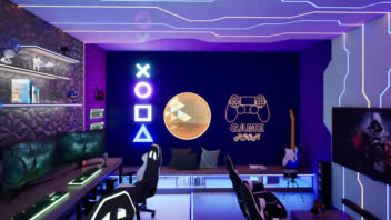 " طراحی اتاق بازی در فلسطین( gaming room) "