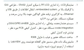 نمونه کارهای انجام شده شرکت های مختلف