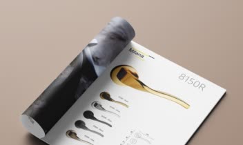 طراحی کاتالوگ یراق آلات و دستگیره میلانا