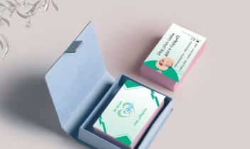 کارت ویزیت دکتر دندان پزشک با خلق ایده لوگو
