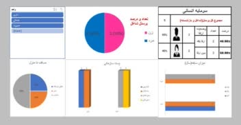 داشبورد مدیریتی منابع انسانی(HR)
