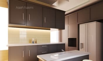 طراحی کابینت به سبک مدرن با تری دی مکس