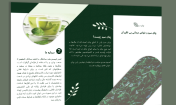 طراحی کاتالوگ سه لت، کاتالوگ، بروشور