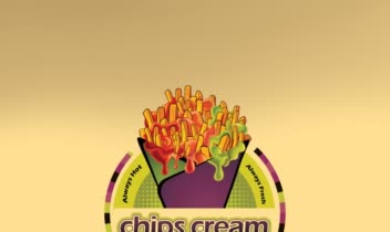 طراحی و اجرای لوگو chips cream
