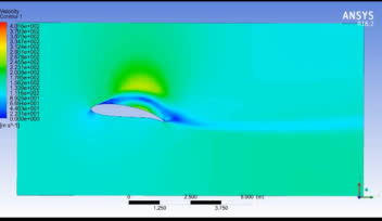 مدل سازی و شبیه سازی مقطع ایرفویل در Ansys Fluent