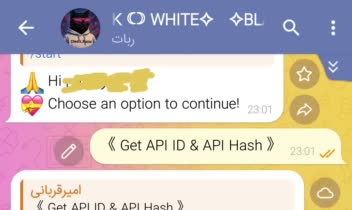 گرفتن Api id و Api hash برای Telegram