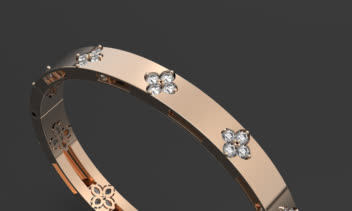 دستبند  roberto coin   - roberto coin bangle