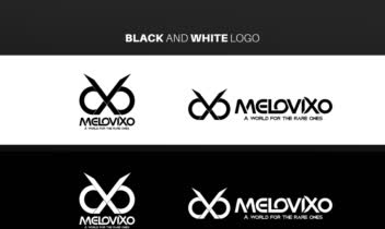 طراحی برندبوک حرفه‌ای برای برند Melovixo