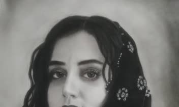 سفارش طراحی چهره سیاهقلم از روی عکس