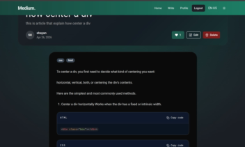 MedX – پلتفرم فول‌استک انتشار محتوا