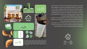طراحی هویت بصری کافه نان و شیرین افرا