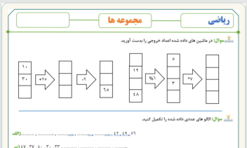 نمونه سوالات ریاضی در فرمت های ورد و پی دی اف