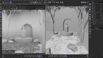 طراحی پوستر 3D معرفی محصول روغن گیاهی