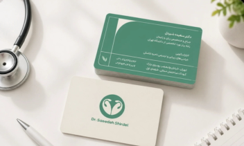 طراحی کارت ویزیت پزشک متخصص زنان
