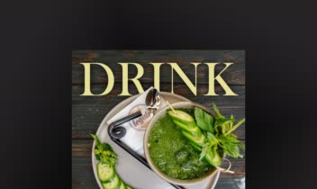 (1) Poster design for restaurant
