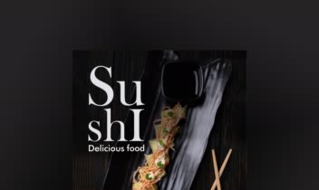 (2) Poster design for restaurant