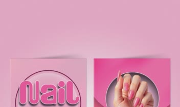 طراحی کارت ویزیت خدمات کاشت ناخن