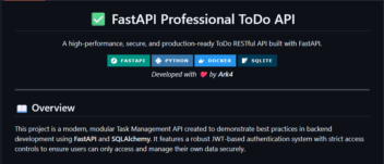 SecureTask API: معماری مدرن مدیریت وظایف با FastAPI و احراز هویت JWT