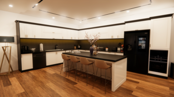 طراحی و مدلسازی کابینت نئوکلاسیک