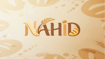 طراحی لوگو  برای برند نان و بیکری ناهید