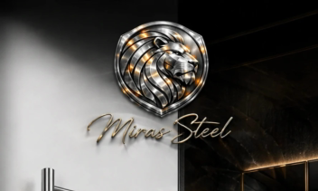 طراحی گرافیک جعبه اصلی حوله‌خشک‌کن – Miras Steel