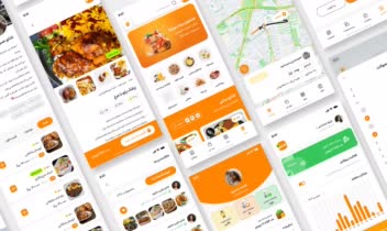 طراحی سایت UI/UX  غذامون / رابط و تجربه کاربری