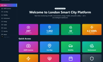دمو داشبورد مدیریتی سامانه شهر هوشمند - https://london-anpr-dashboard.vercel.app