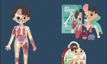تصویرسازی پازل آموزشی MY BODY( آموزش اعضای بدن به کودک)
