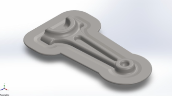 طراحی قالب فورج قطعه شاتون (Connecting Rod)