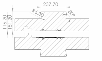 طراحی قالب فورج قطعه شاتون (Connecting Rod)
