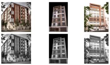 طراحی نما مسکونی براساس ضوابط شهرداری