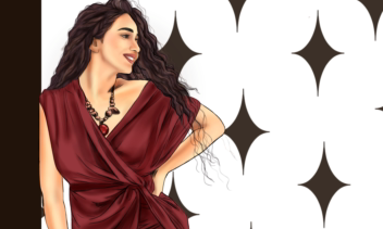 تصویر سازی لباس و نقاشی دیجیتال چهره