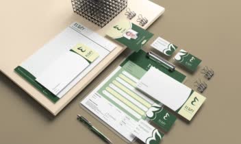 طراحی لوگو و ست اداری برای شرکت تولیدکننده محصولات آرایشی و بهداشتی