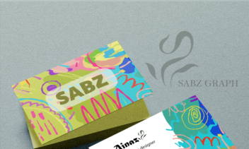 طراحی کارت ویزیت فانتزی برای پورتفولیو
