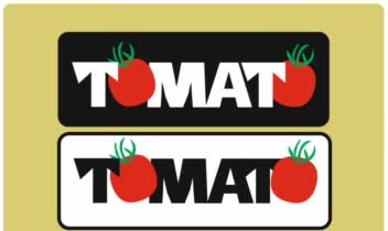 ---  طراحی لوگو و لیبل TOMATO  ---