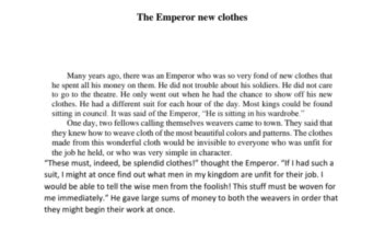The Emperor new clothes_ لباس جدید پادشاه