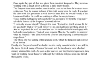 The Emperor new clothes_ لباس جدید پادشاه