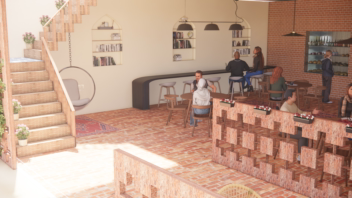 طراحی کافه کتاب با موضوع معماری پایدار و سنتی ایران