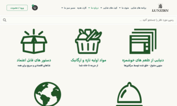 طراحی سایت luxizen به شکل کاملا اختصاصی