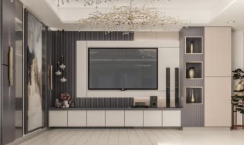 نمونه های طراحی تی وی روم مدرن