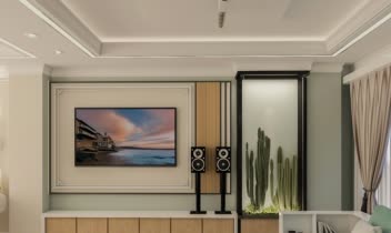 نمونه های طراحی تی وی روم مدرن